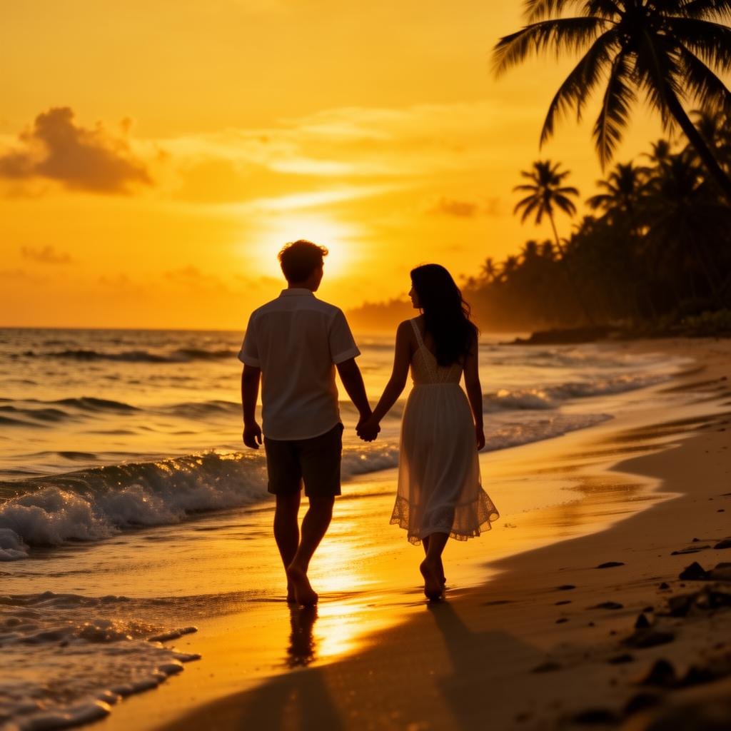 Golden Sunset Walk